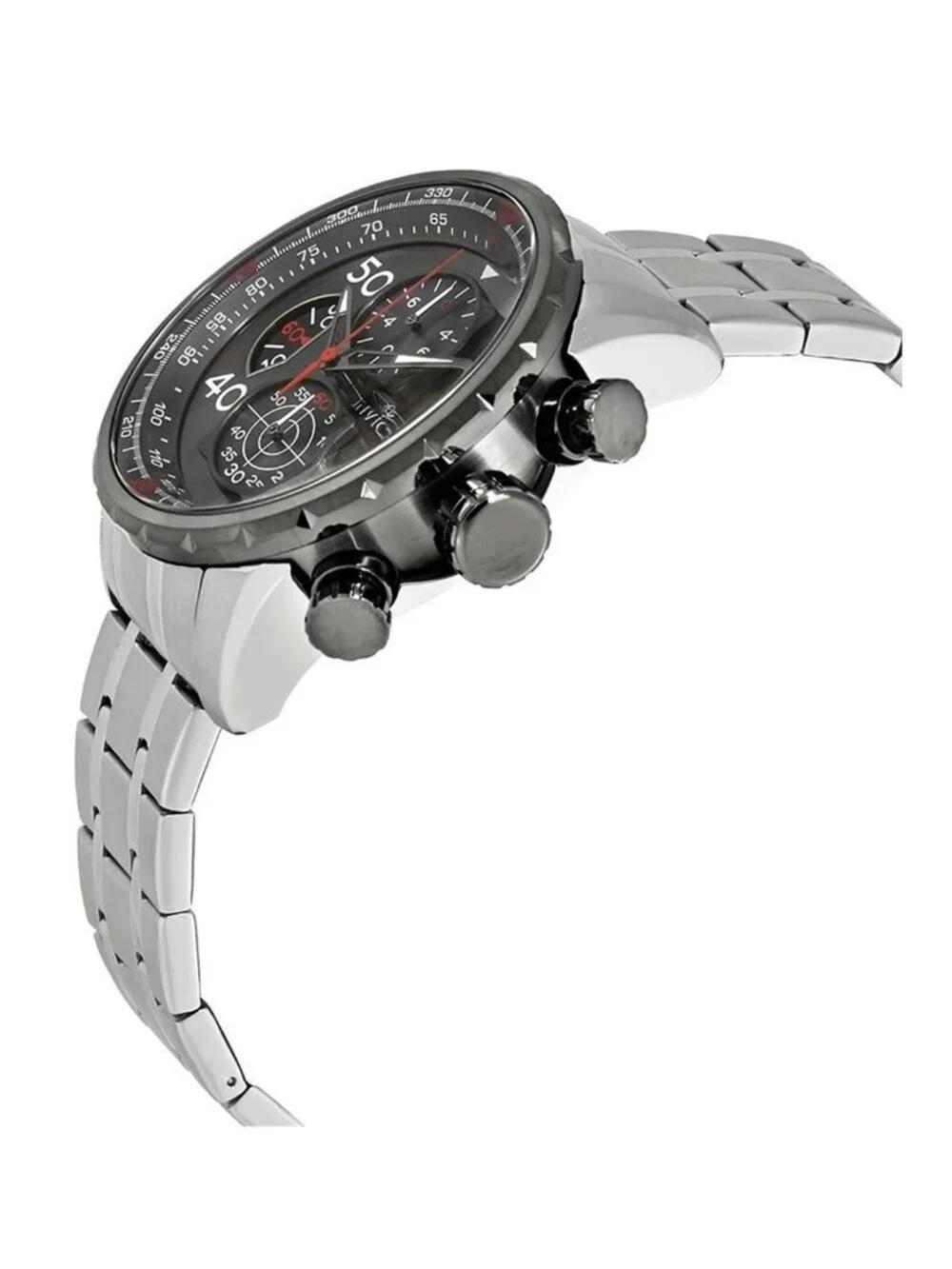 NWT Invicta Aviator Chronograph Dark Grey Dial Men's Watch